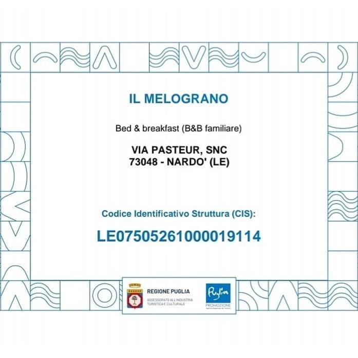 B&B Il Melograno Salento Torre Inserraglio Экстерьер фото